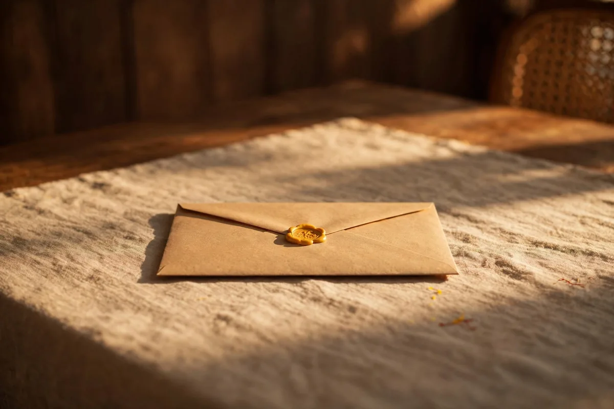A sealed envelope